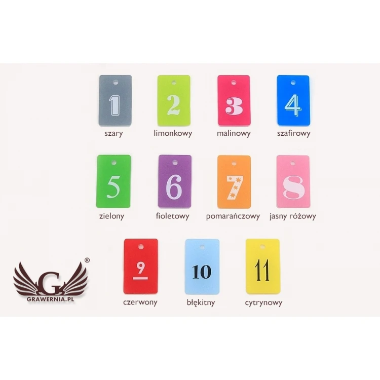 Colorful Keychains - UV Double-Sided Print - BA032