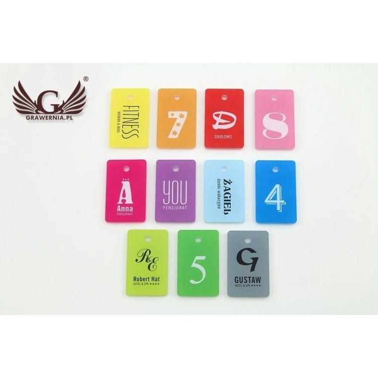 Colorful Keychains - UV Double-Sided Print - BA032
