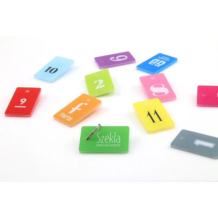 Colorful Keychains - UV Double-Sided Print - BA032