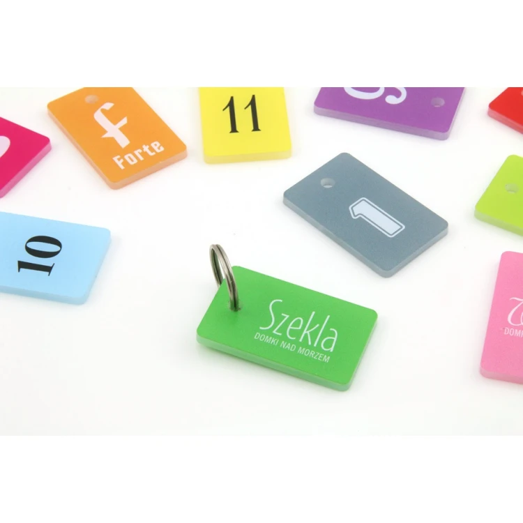 Colorful Keychains - UV Double-Sided Print - BA032