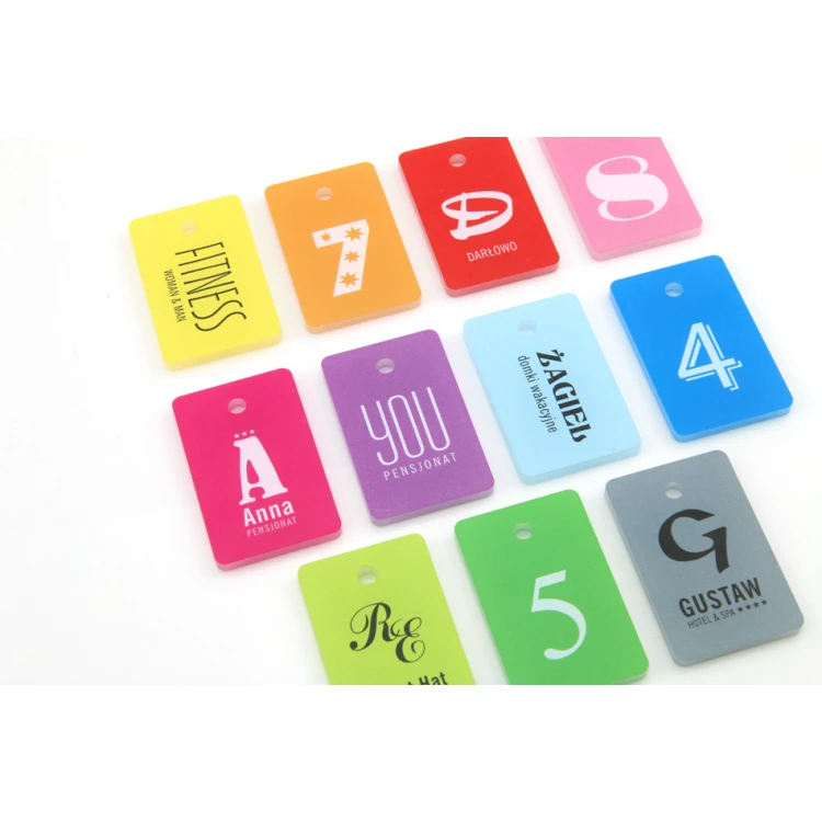Colorful Keychains - UV Double-Sided Print - BA032
