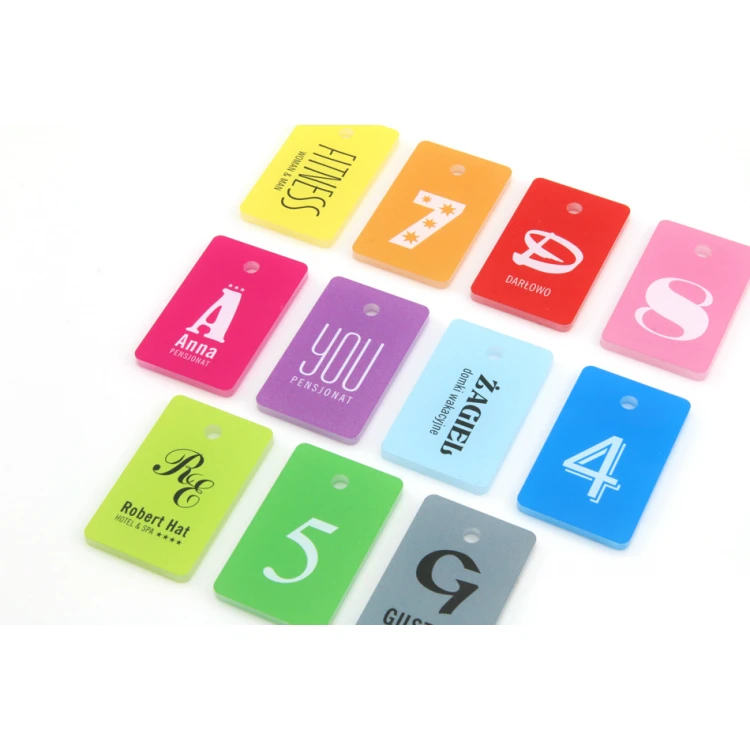 Colorful Keychains - UV Double-Sided Print - BA032