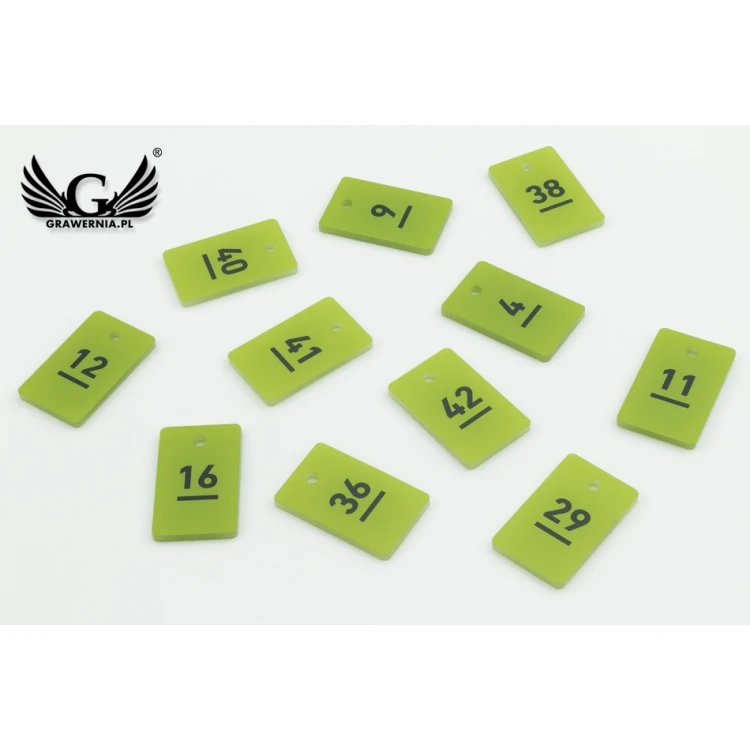 Colorful Keychains - UV Double-Sided Print - BA032