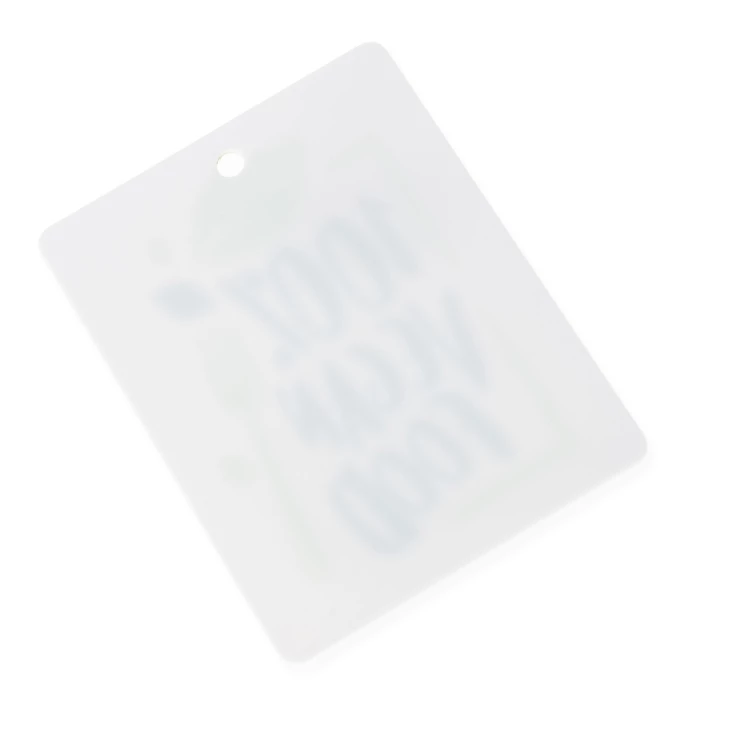 Keychains, pendants, tags with any print - HIPS material 1mm - dim. 38x50mm - ZAW020