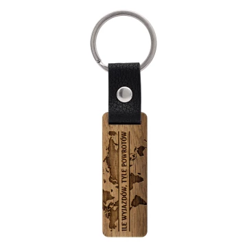 Set of two Heart key rings with your engraving - Valentine's Day gift - BRL042