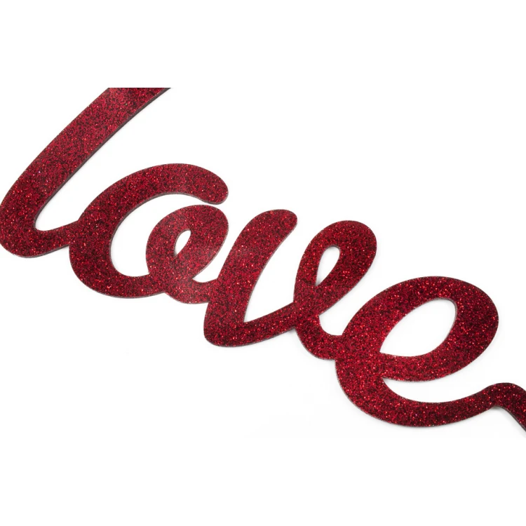 Glitter Decorative Sign Love - NAP032