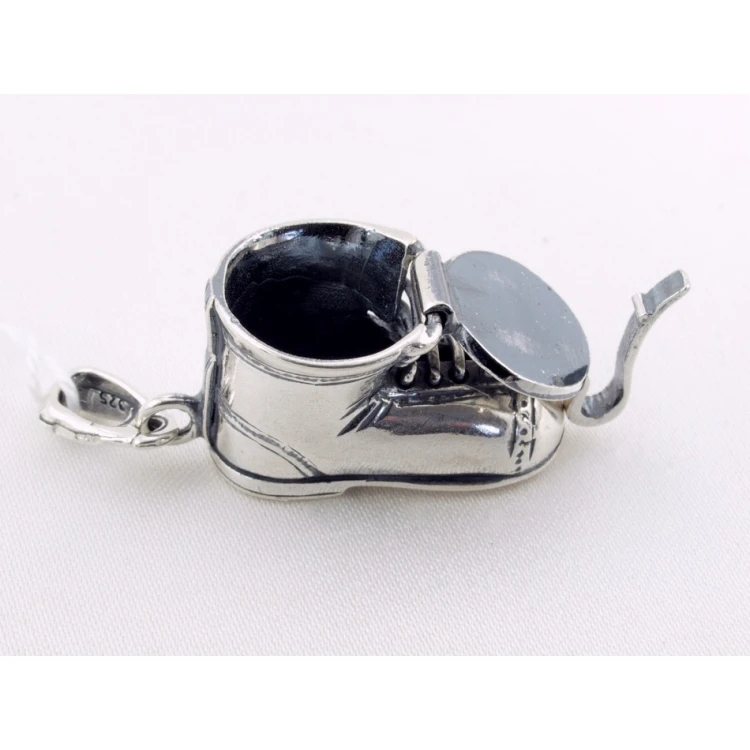Shoe with Compartment - SILVER - Holy Baptism Souvenir