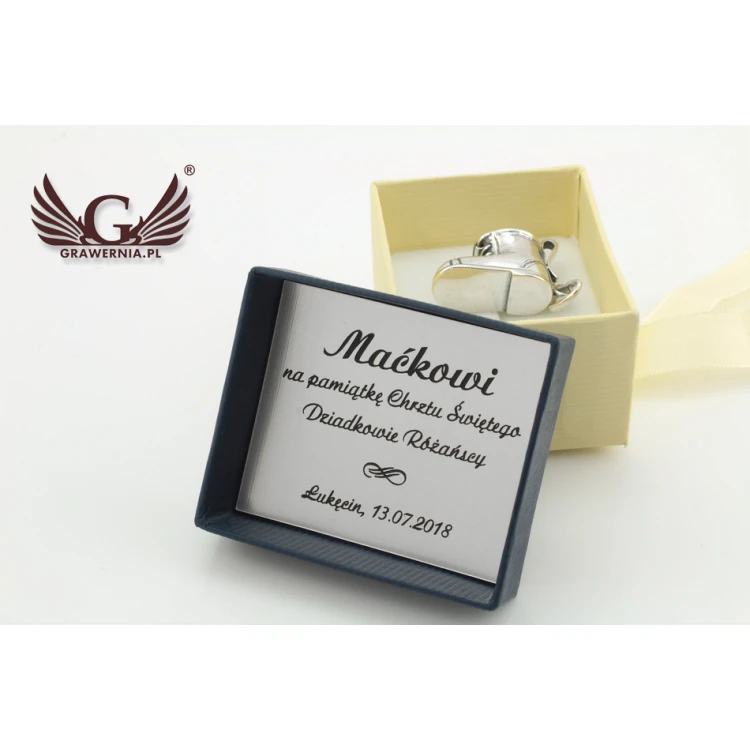 Shoe with Compartment - SILVER - Holy Baptism Souvenir