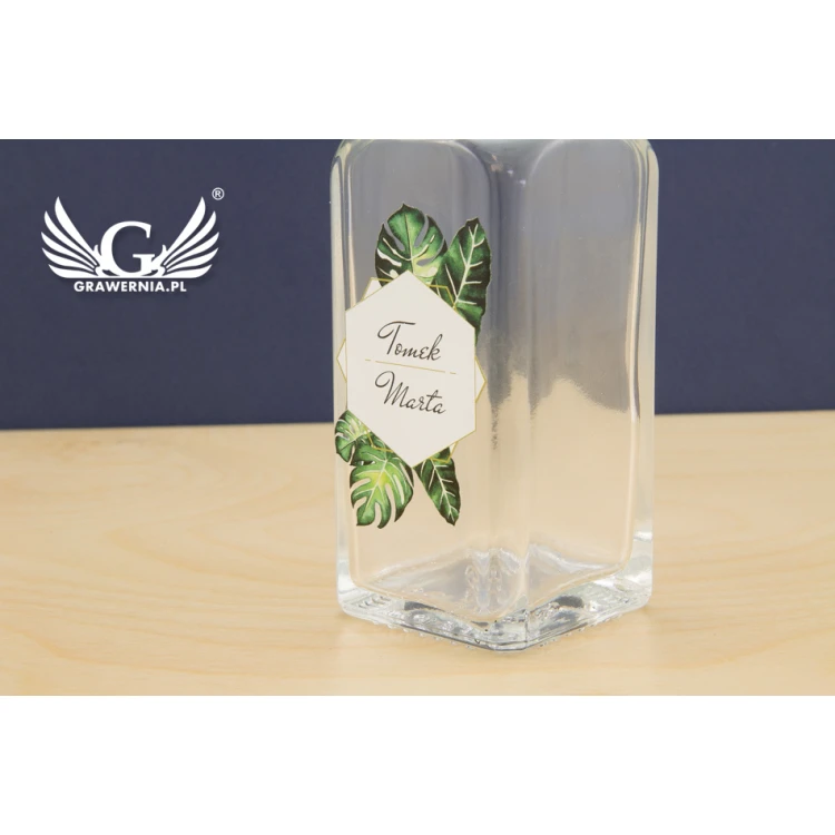 Wedding Alcohol Bottle - UV Digital Print - 100ml Capacity - BUT001