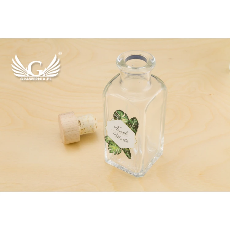 Wedding Alcohol Bottle - UV Digital Print - 100ml Capacity - BUT001