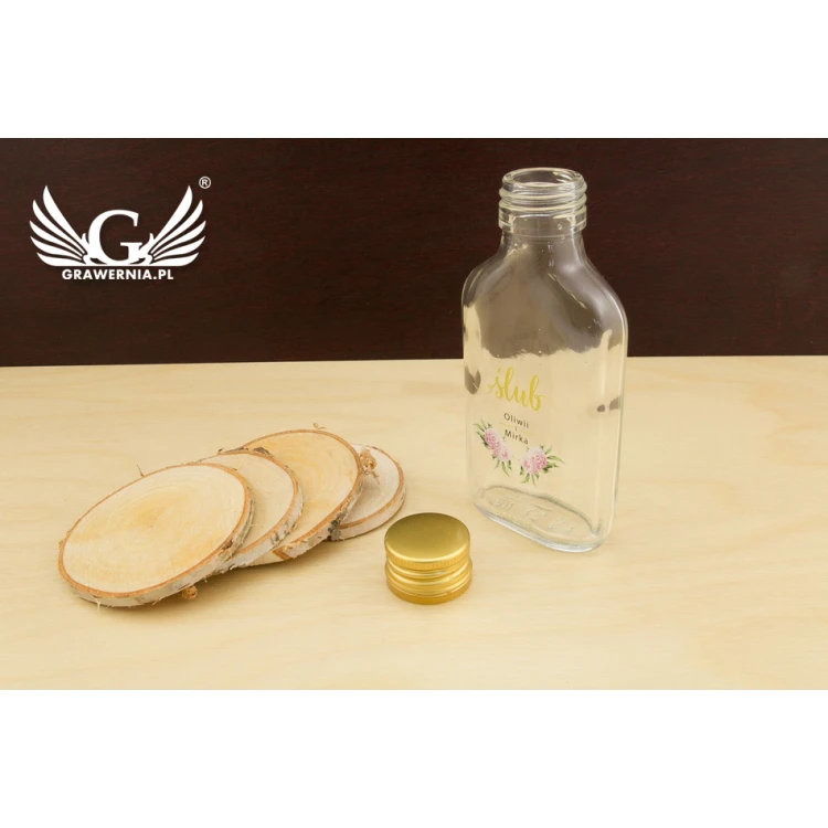 Wedding Alcohol Bottle - UV Digital Print - 100ml Capacity - BUT003