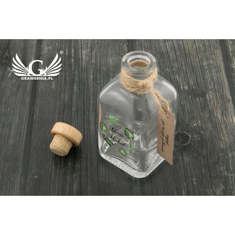Wedding Alcohol Bottle - UV Digital Print - 100ml Capacity - BUT002