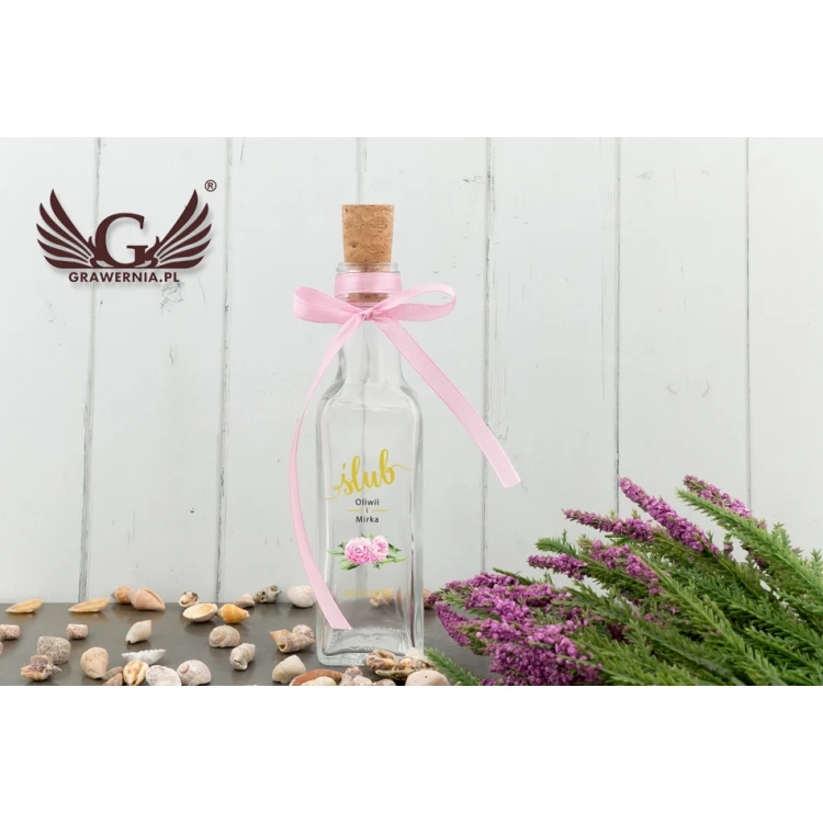 Wedding Alcohol Bottle - UV Digital Print - 100ml Capacity - BUT007