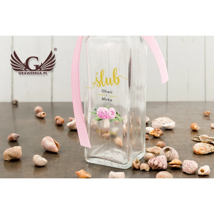 Wedding Alcohol Bottle - UV Digital Print - 100ml Capacity - BUT007