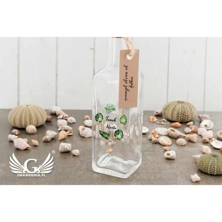 Wedding Alcohol Bottle - UV Digital Print - 100ml Capacity - BUT008