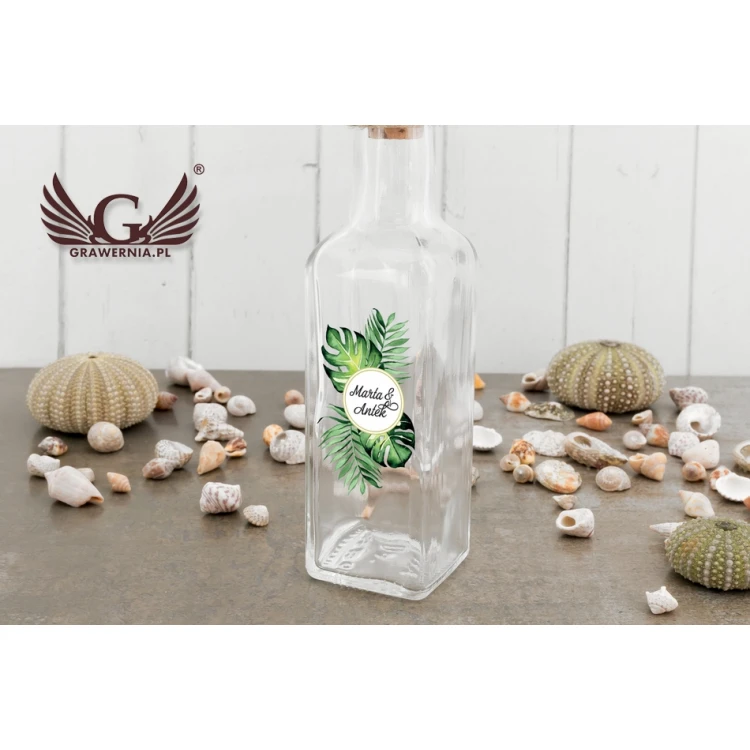 Wedding Alcohol Bottle - UV Digital Print - 100ml Capacity - BUT009