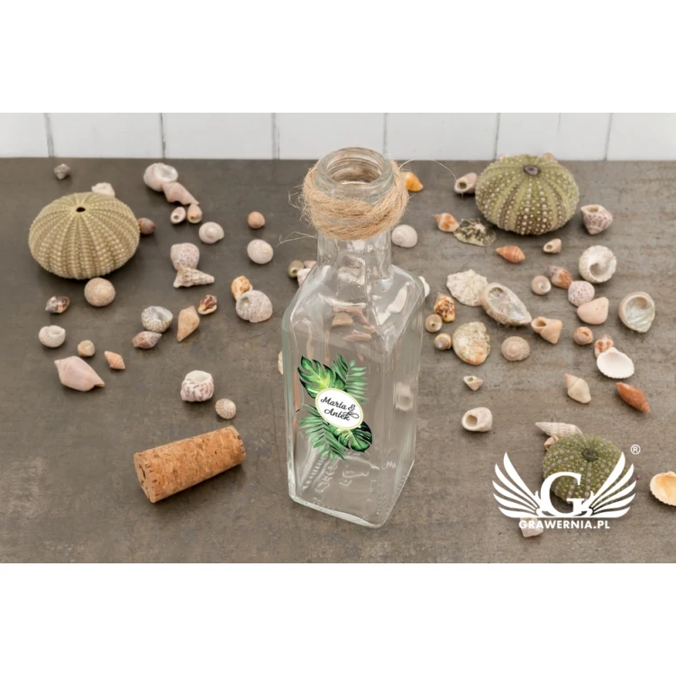 Wedding Alcohol Bottle - UV Digital Print - 100ml Capacity - BUT009