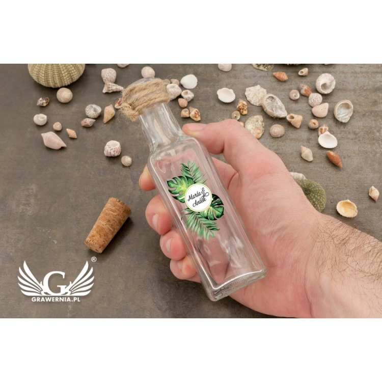 Wedding Alcohol Bottle - UV Digital Print - 100ml Capacity - BUT009