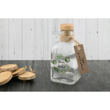 Wedding Alcohol Bottle - UV Digital Print - 100ml Capacity - BUT002