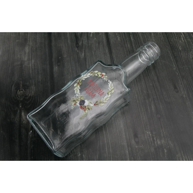 Wedding Bottle for Alcohol - UV Digital Print - 200ml Capacity - BUT015