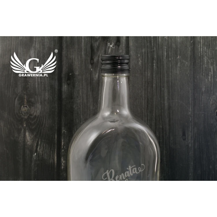 Wedding Bottle for Alcohol - Laser Engraved - 500ml Capacity - BUT005