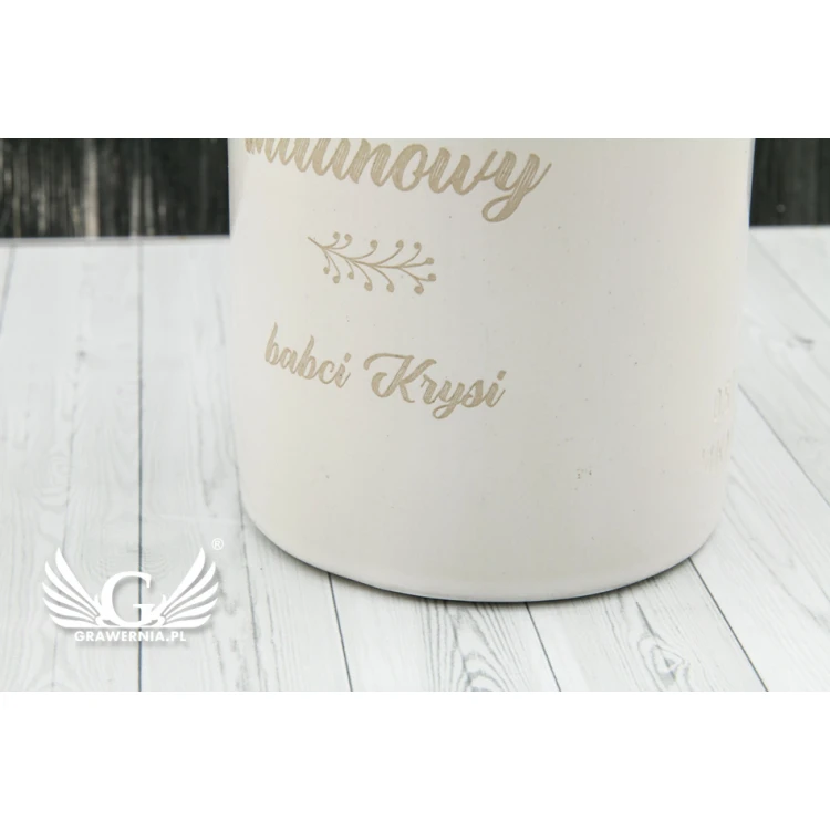 Stoneware Bottle with Custom Engraving - Capacity: 0.5l - BUT006