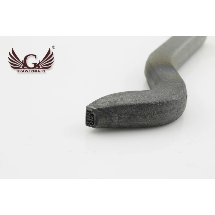 Hardened Steel Jeweler's Stamp - Feature Height 2.45mm