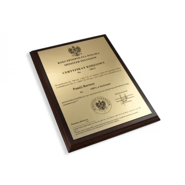 ACCOUNTING CERTIFICATE