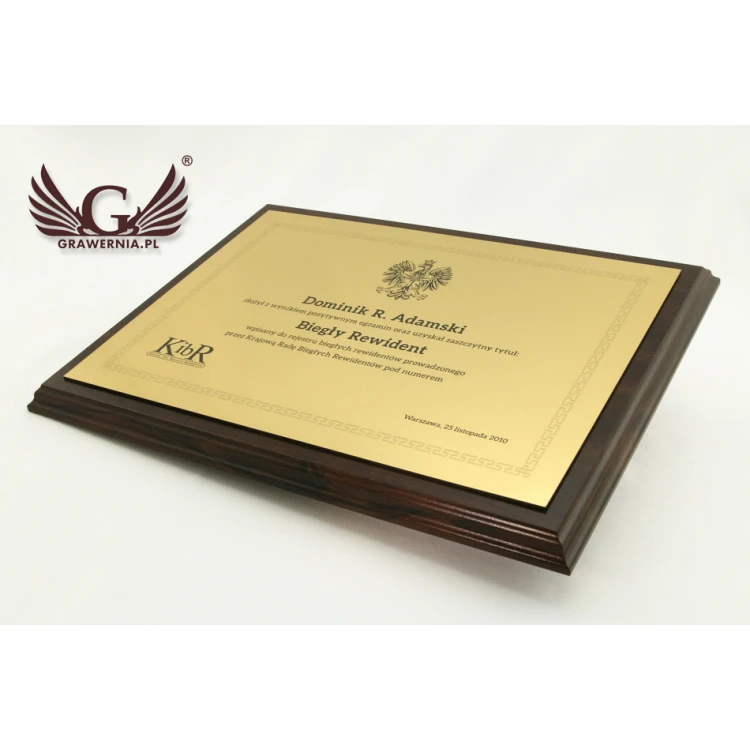 Auditor Certificate - GOLD - LEVELS - DS015