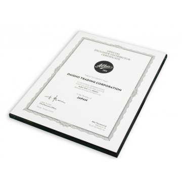 GLASS CERTIFICATE - DSZ039 - vertical