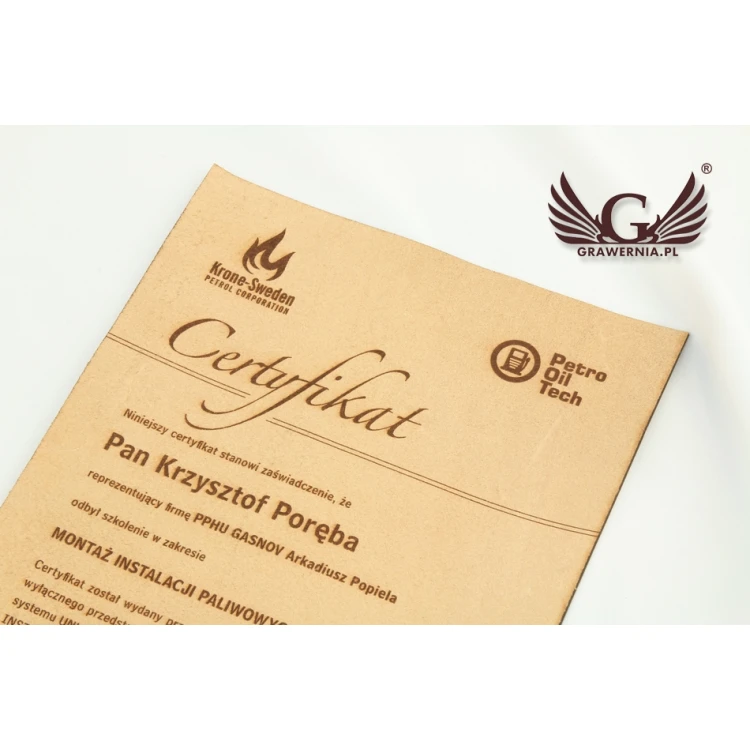 Leather Certificate Bound with Thong - DSK005