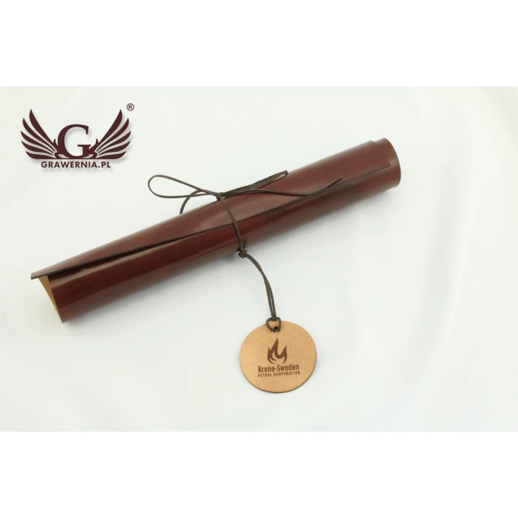 Leather Certificate Bound with Thong - DSK005