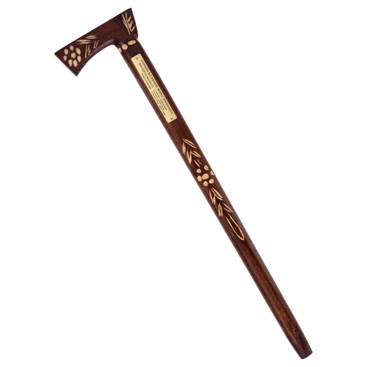 Dedicated mountain walking stick - birthday present - GOR002