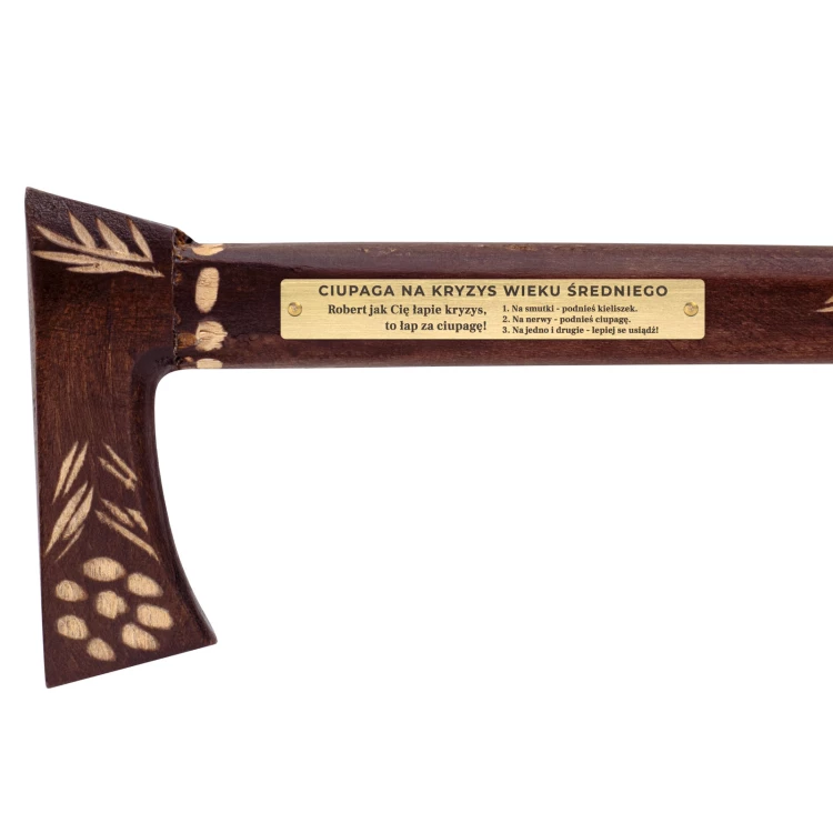 Dedicated mountain walking stick - birthday present - GOR002