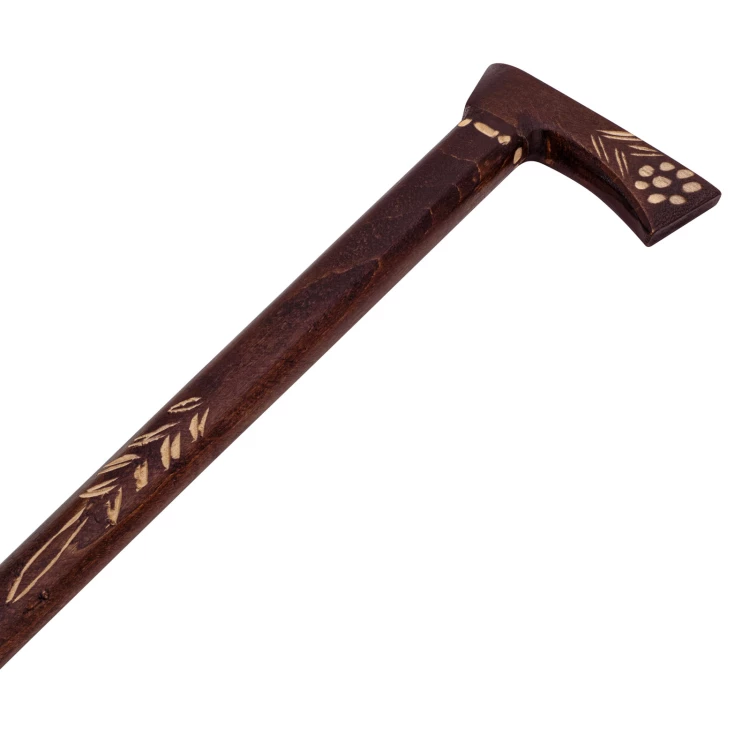 Dedicated mountain walking stick - birthday present - GOR002