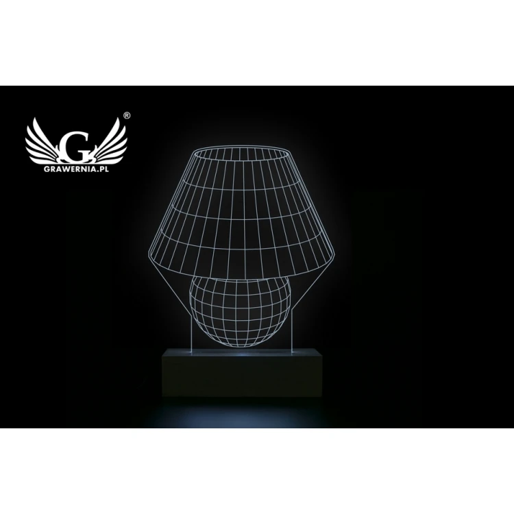 Classic - 3D LED RGB Lamp Controlled by Remote - L3D013