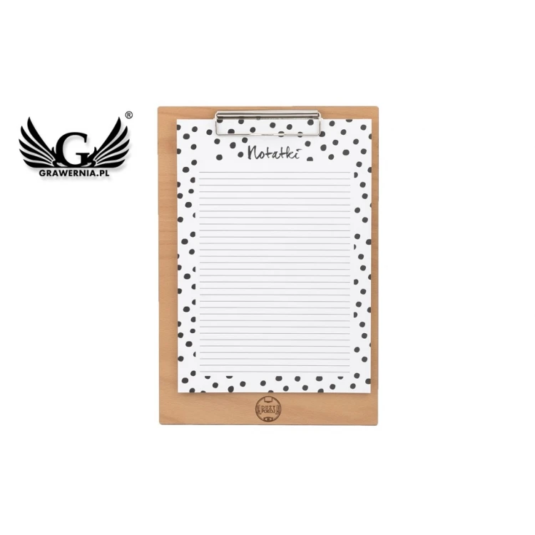 Exclusive A4 Clipboard - Birch Wood - Custom Engraving - CB001