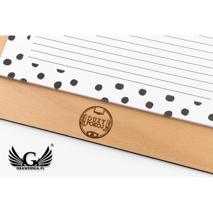 Exclusive A4 Clipboard - Birch Wood - Custom Engraving - CB001