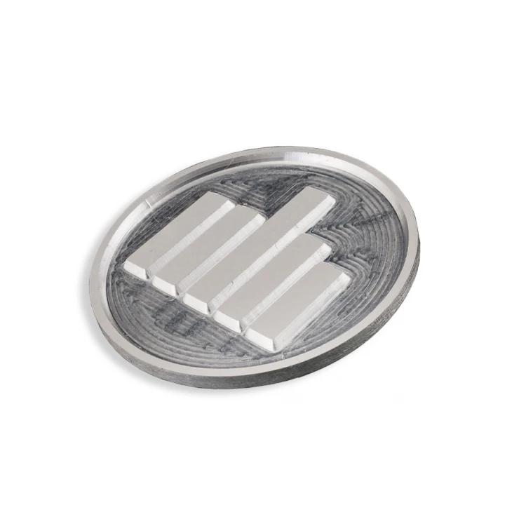Custom Logo For Your Original Product - Deeply Engraved Plate - Size 37x37mm - TAB089