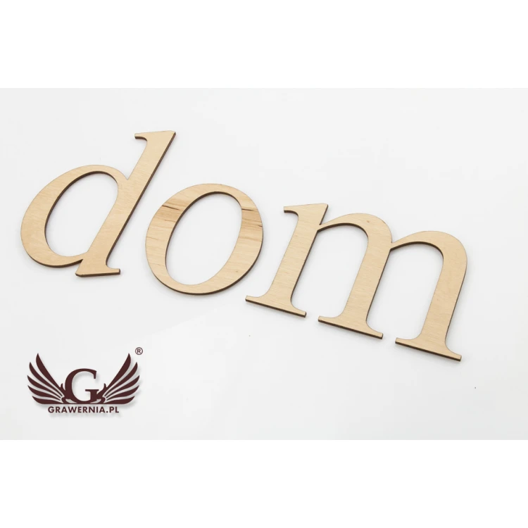 Laser Cut Numbers and Letters - 3mm Plywood