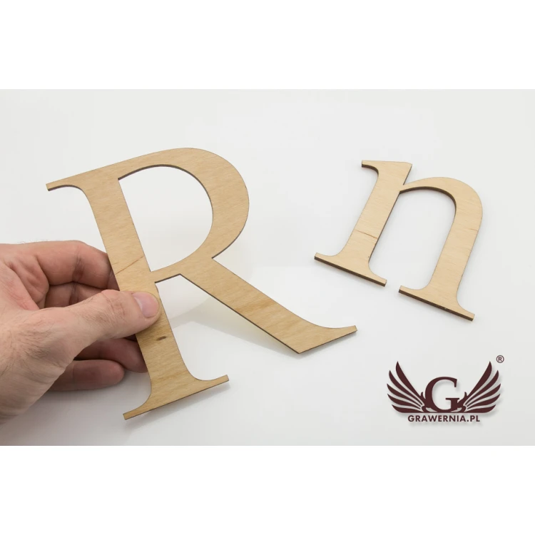 Laser Cut Numbers and Letters - 3mm Plywood