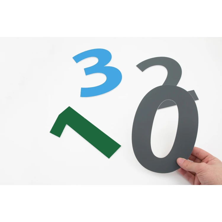 Laser Cut Numbers and Letters - Multicolor - CL008