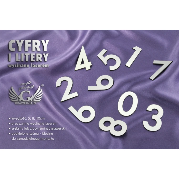Laser Cut Numbers and Letters