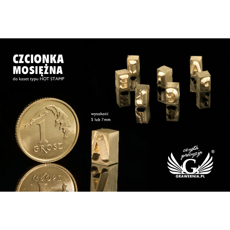 Brass Font for HOT STAMP Cases - CNC063
