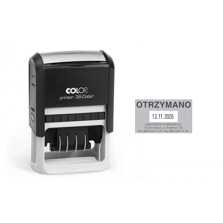 Colop Printer 38 Date Stamp - imprint size: 56x33mm - digital date - COL082
