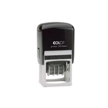 Colop Printer 53 Date Stamp - imprint size: 45x30mm - digital date, Polish or ISO - COL085