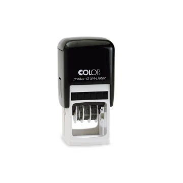 Colop Printer Q24 Square Date Stamp - imprint size: 24x24mm - digital date - COL088