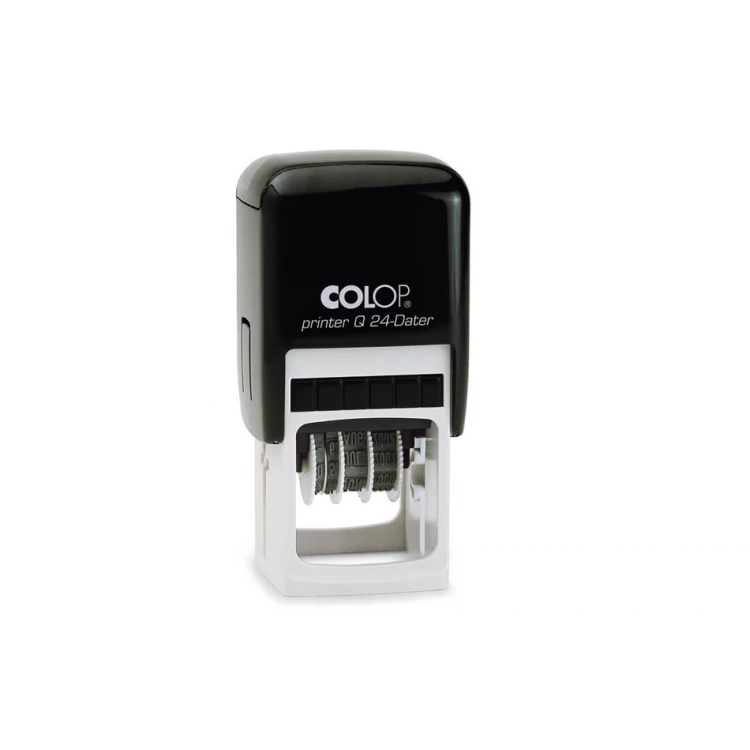 Colop Printer Q24 Square Date Stamp - imprint size: 24x24mm - digital date - COL088