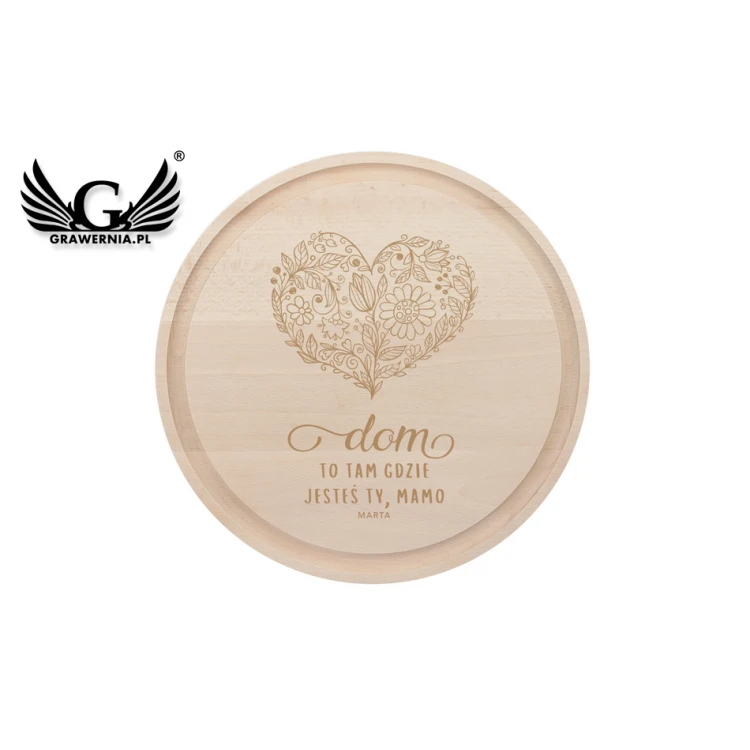 Engraved Board with Dome - Large - Gift for Mom - PAT003
