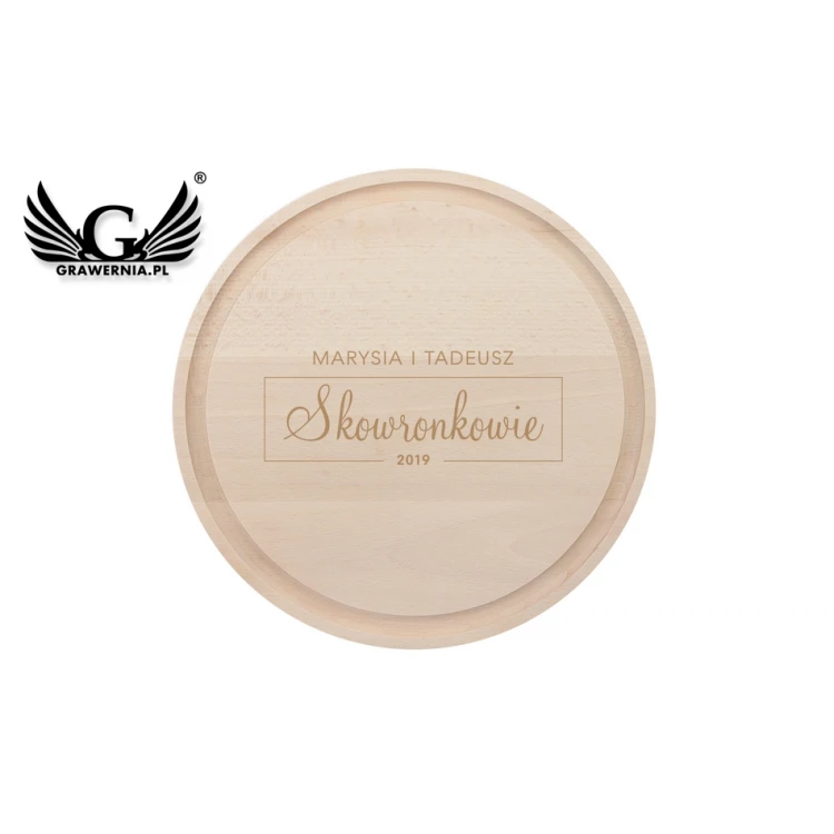 Engraved Board with Dome - Large - Wedding Gift - PAT011
